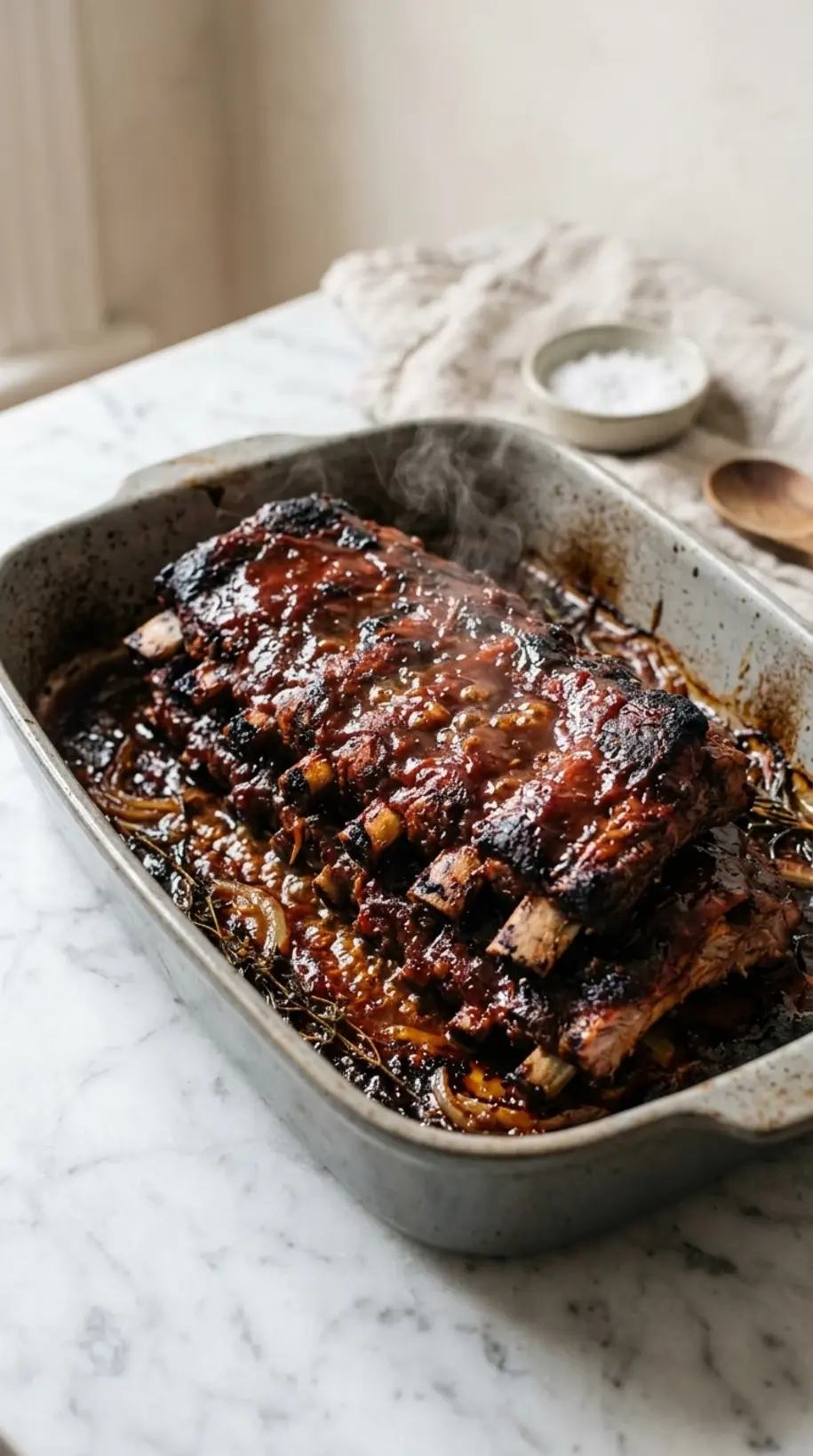 Instructions for BBQ baby back ribs summer