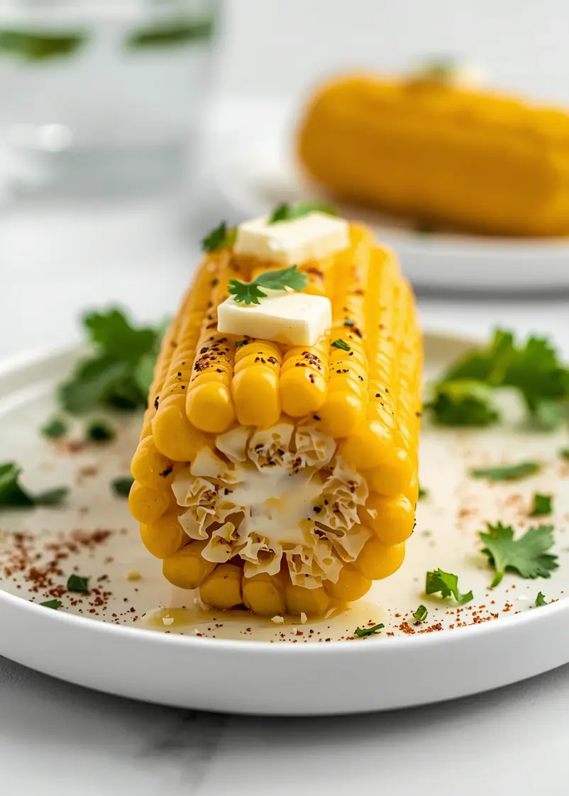 4th july corn on the cob crowd ready to serve