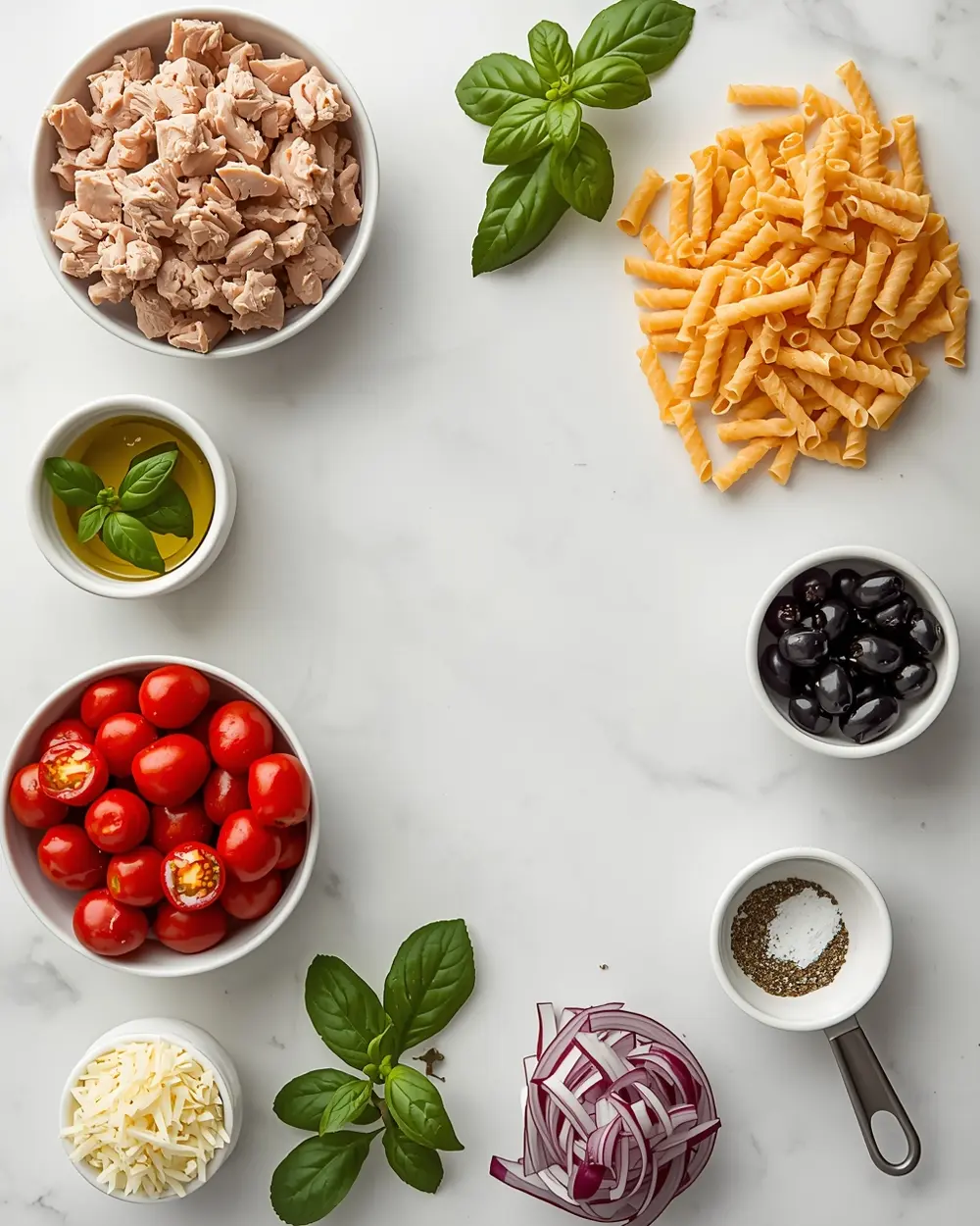 Ingredients for 4th july pasta salad potluck