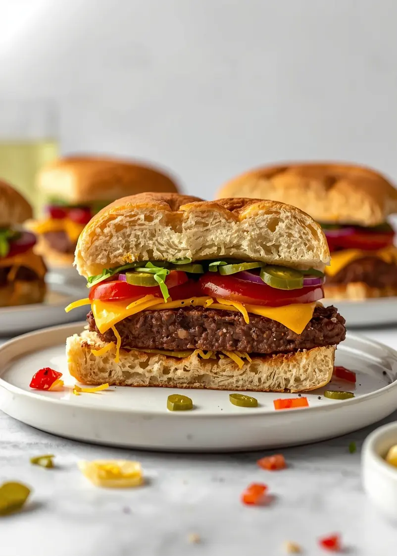 4th july smash burger cookout ready to serve