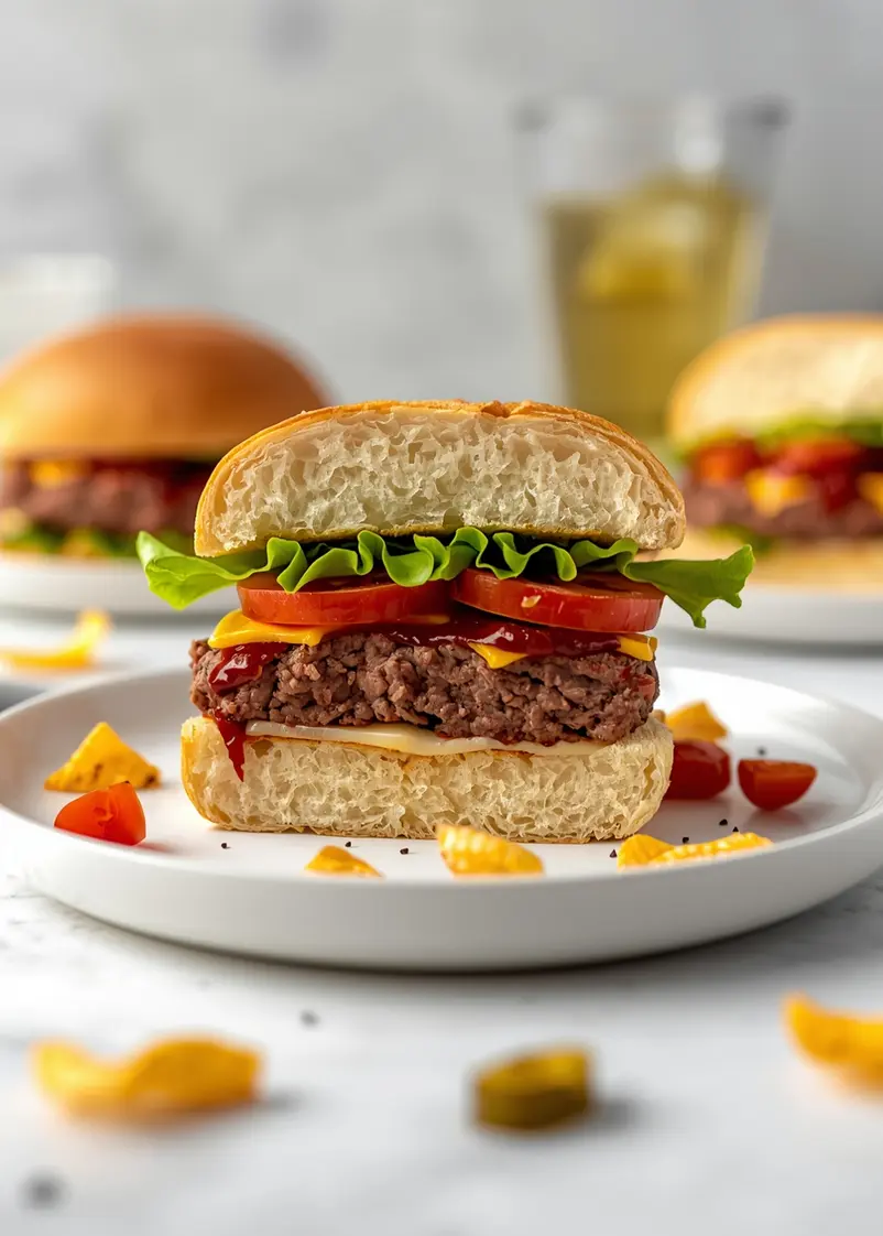 4th july smash burger cookout ready to serve