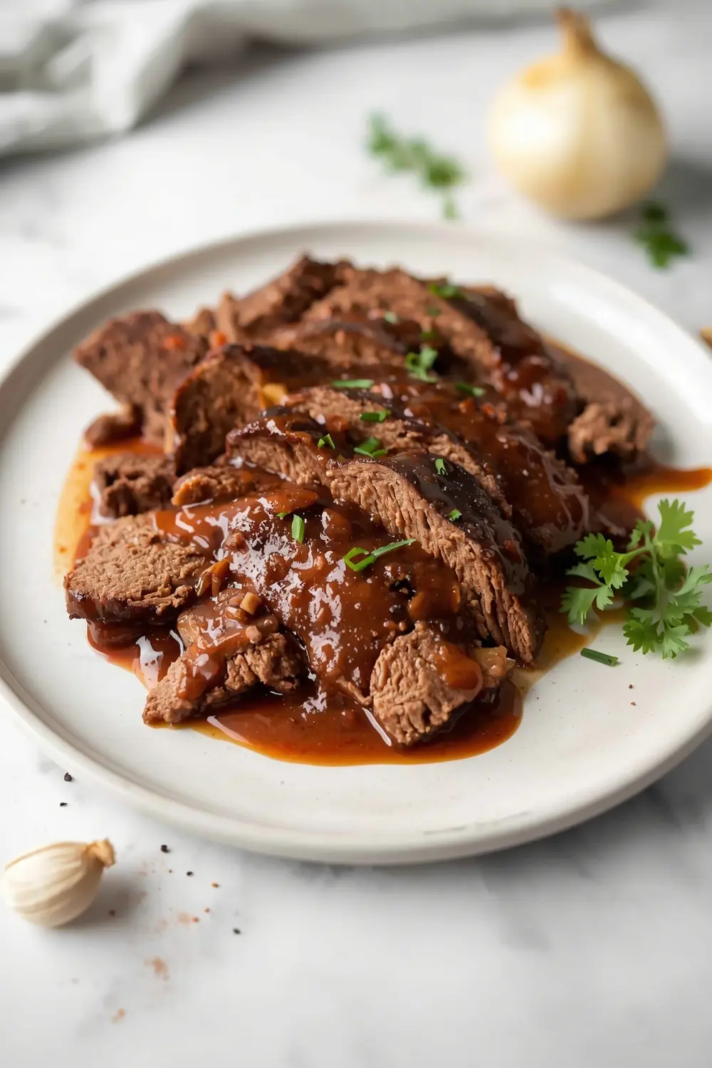 BBQ beef brisket slow cooker crowd