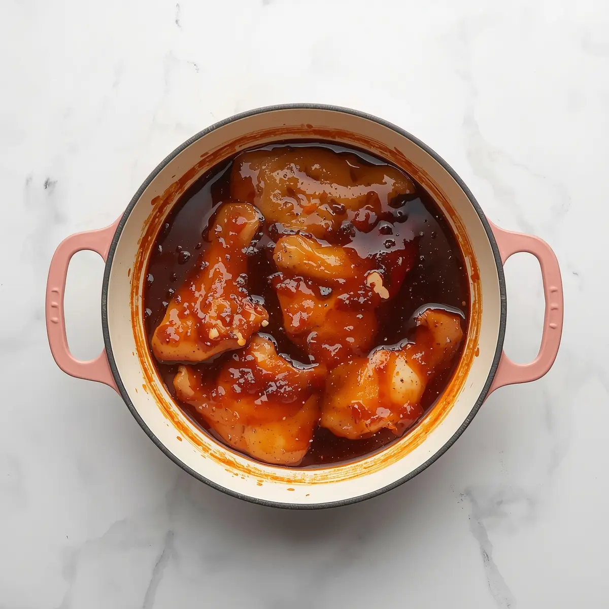 Cooking instructions for BBQ chicken thighs sticky crowd