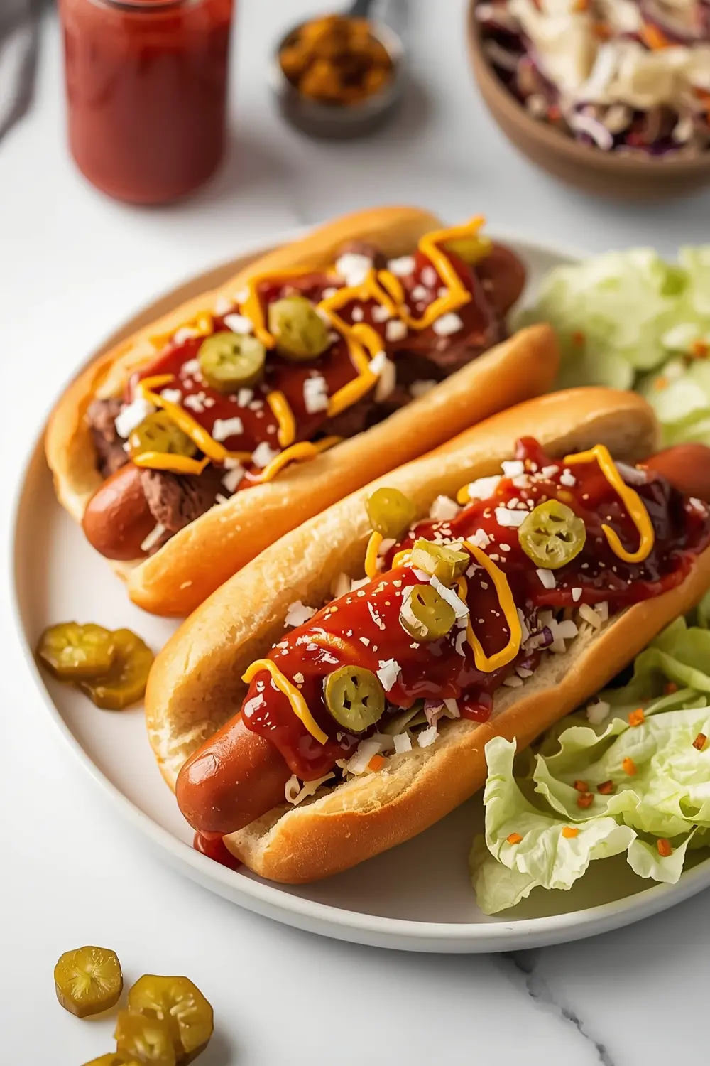 BBQ hot dog bar party