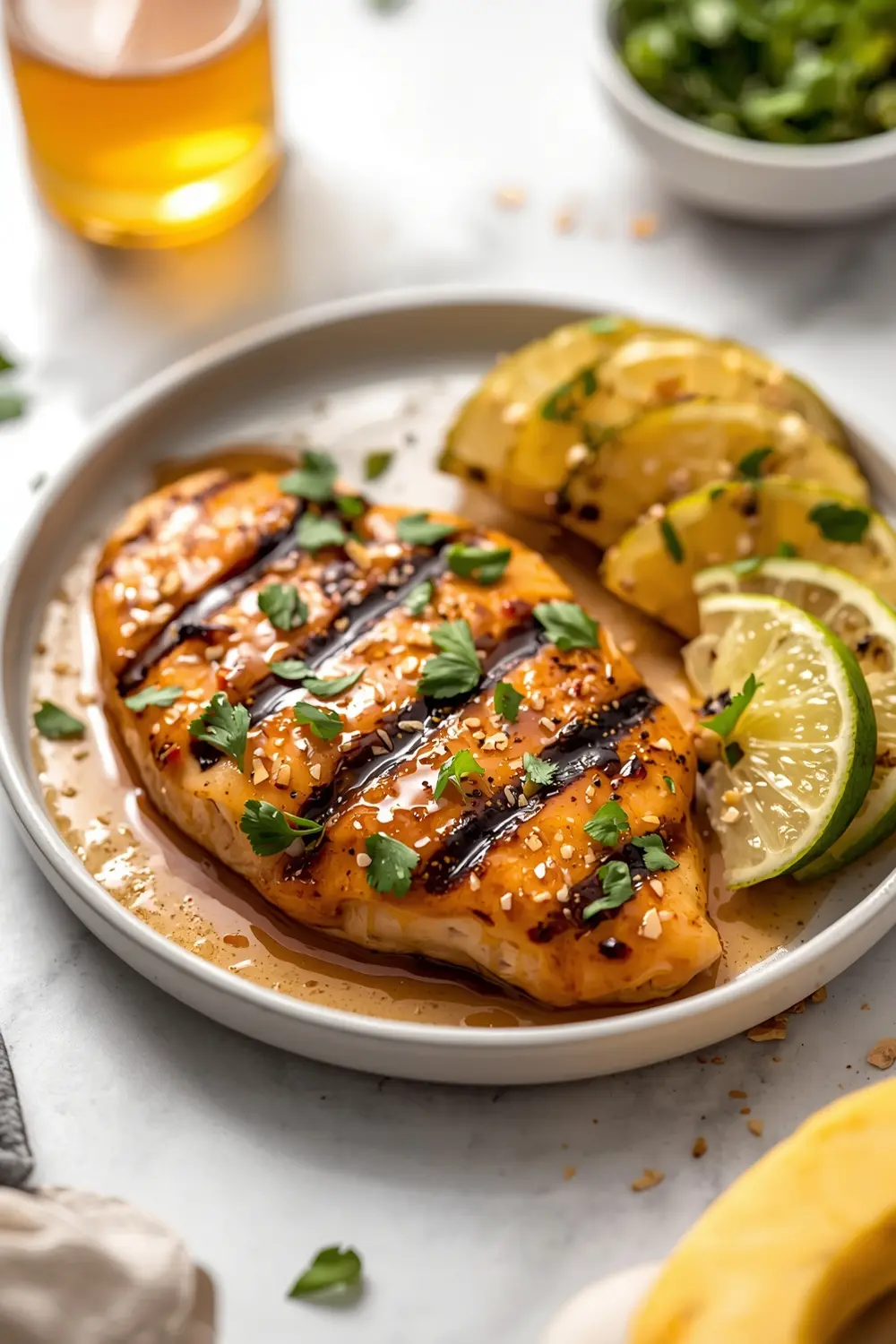 Hawaiian grilled chicken crowd