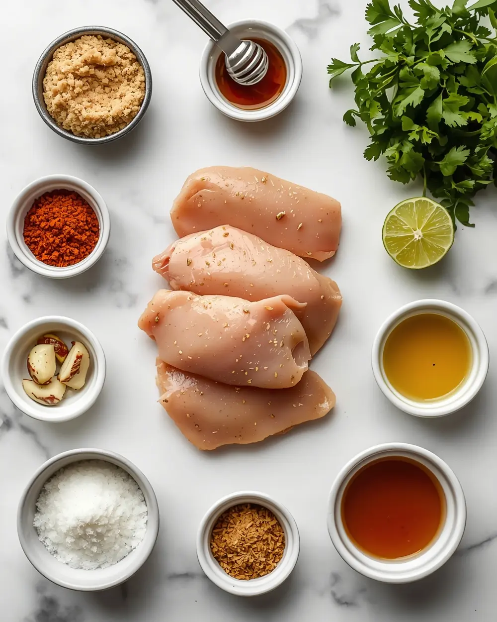 Ingredients for Hawaiian grilled chicken crowd