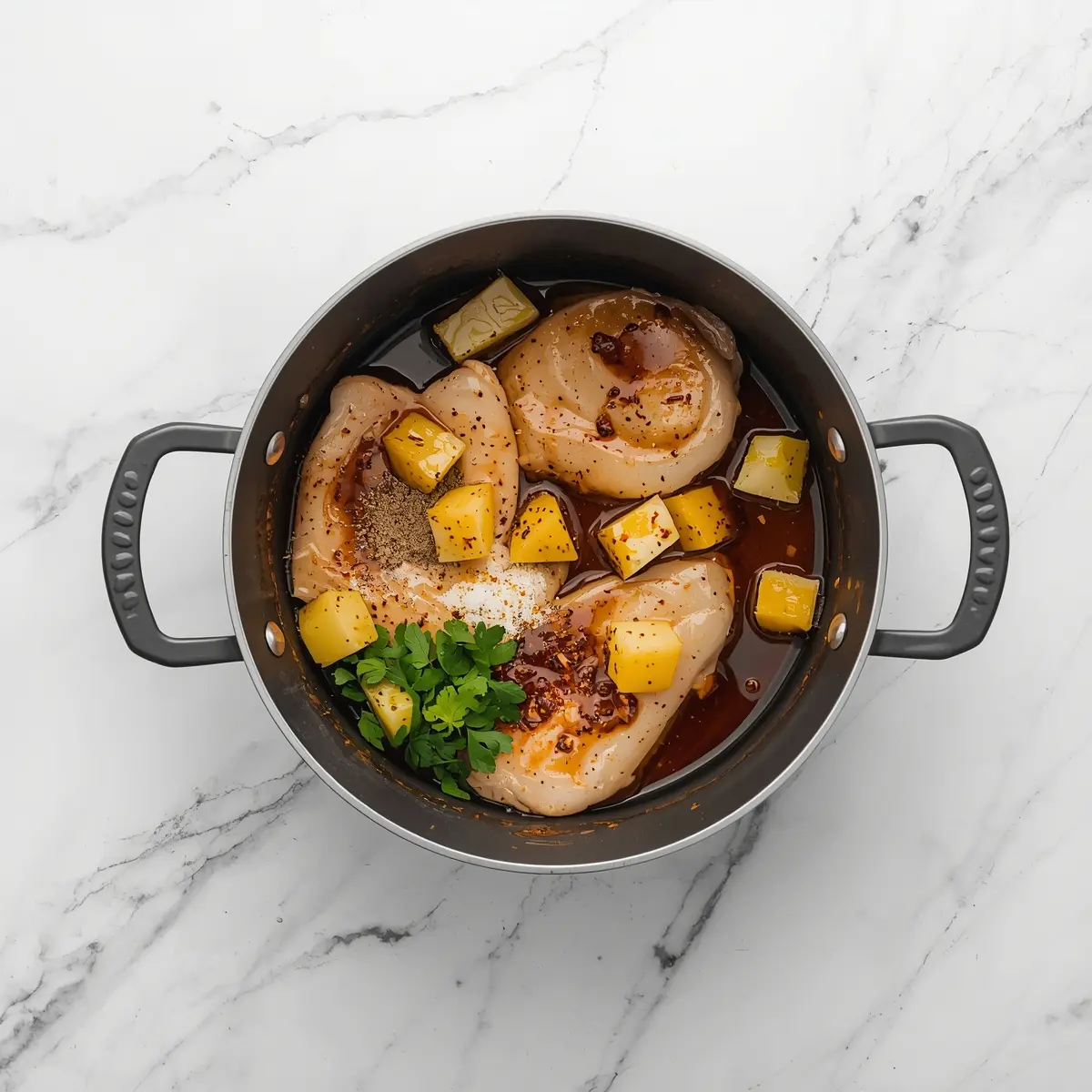Cooking instructions for Hawaiian grilled chicken crowd
