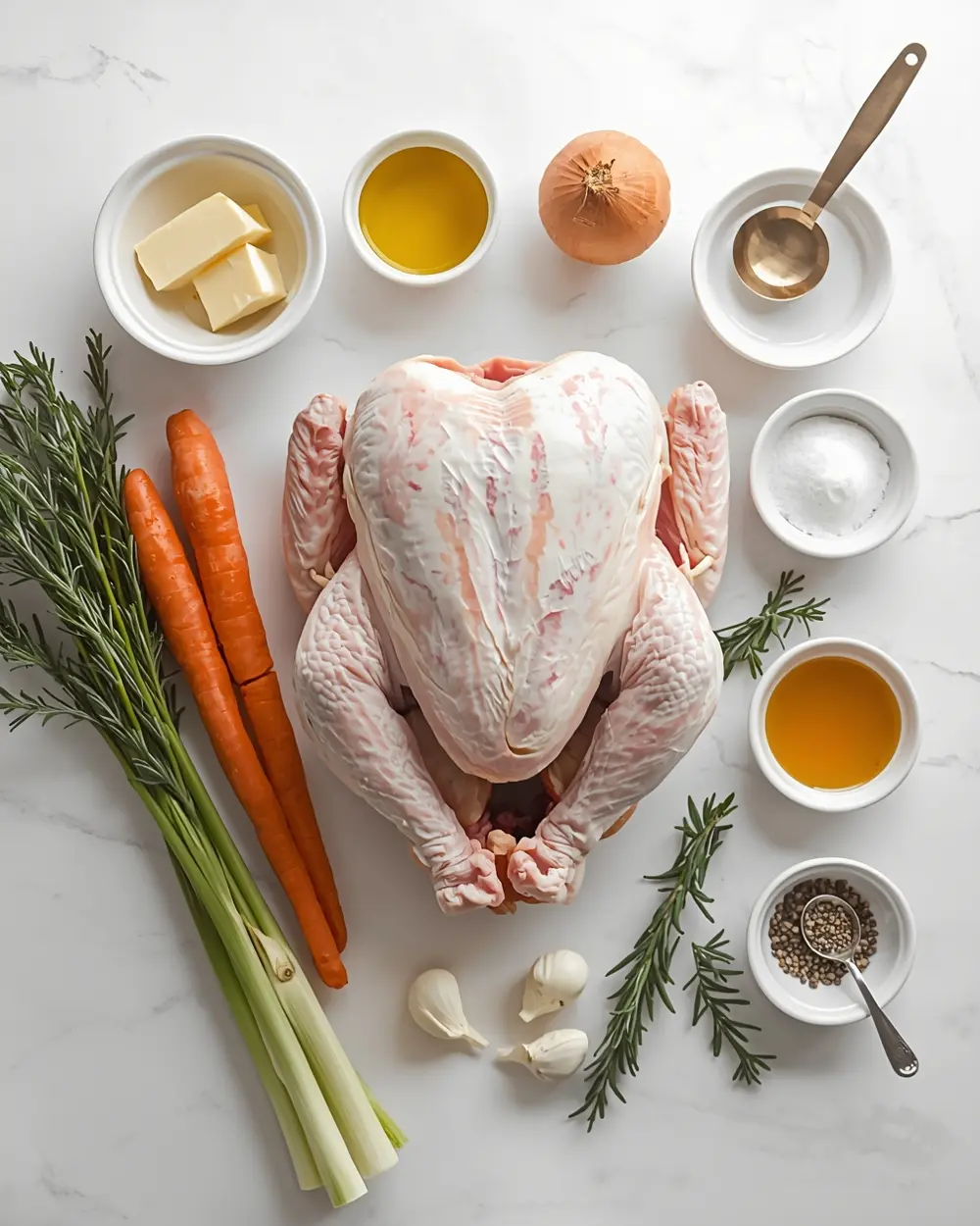 Ingredients for Thanksgiving turkey crowd pleasing