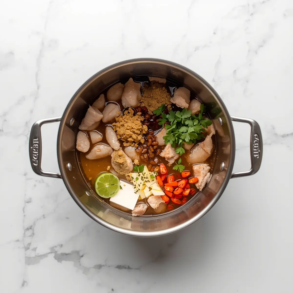 Cooking instructions for chicken satay peanut sauce party