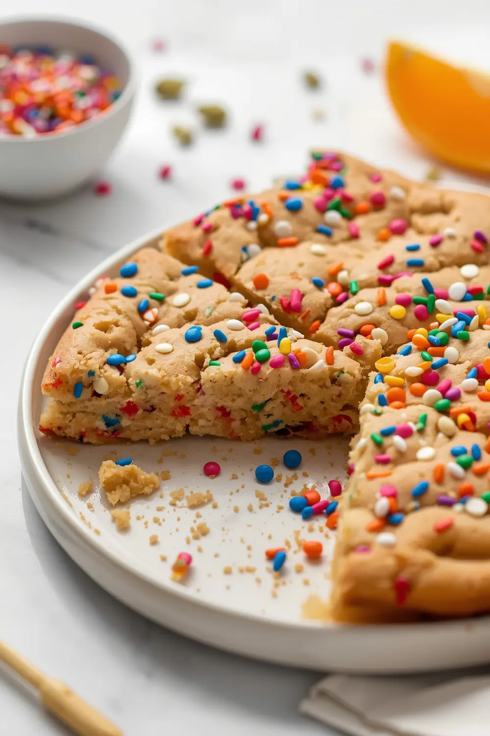 confetti blondies 4th july sharing