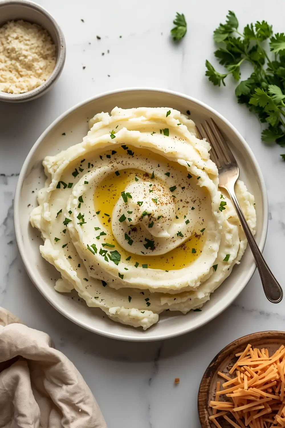 creamy mashed potatoes Thanksgiving crowd