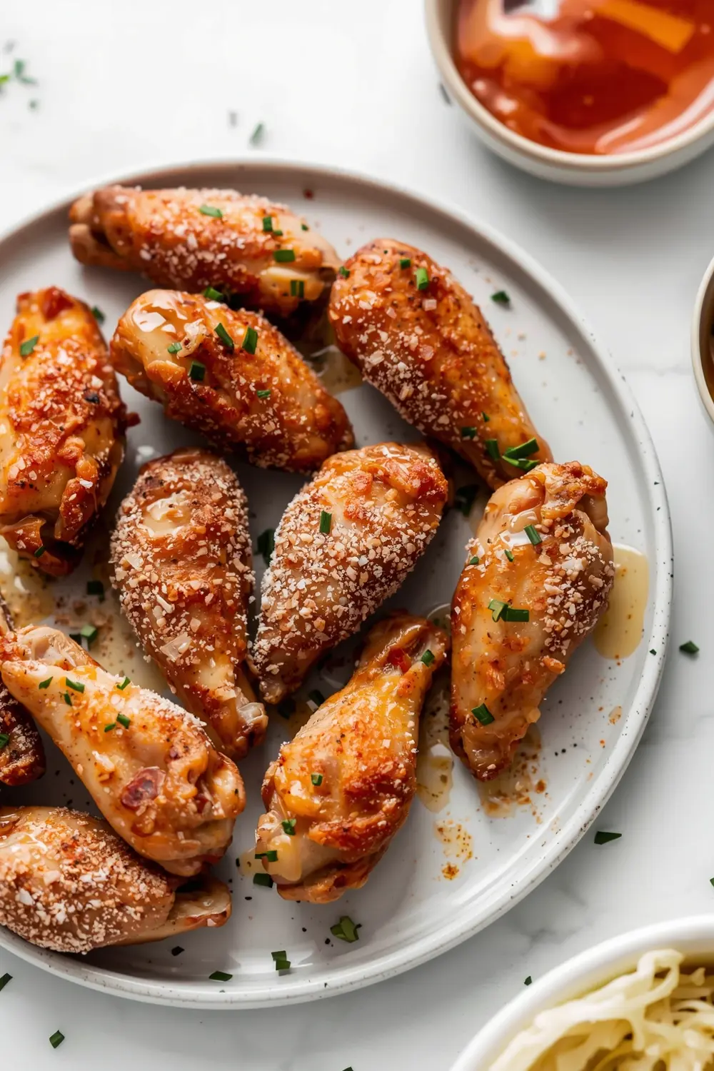 crispy air fryer wings party crowd