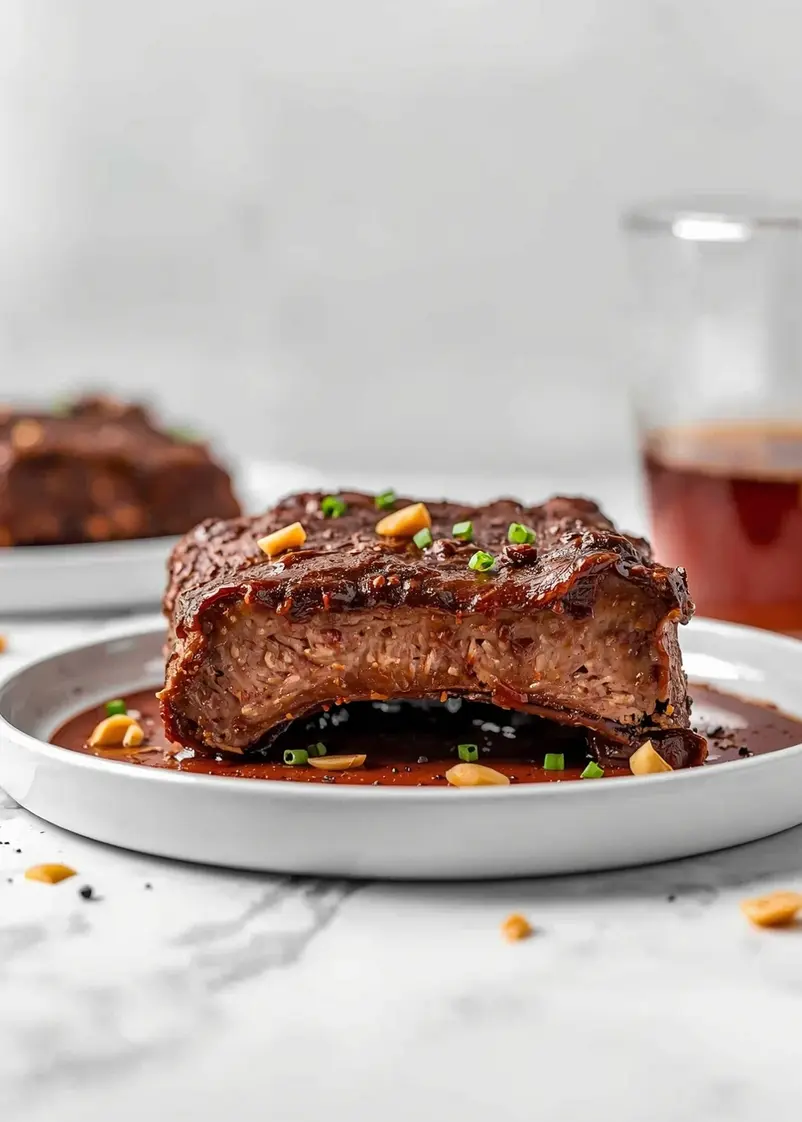 fall off bone oven beef ribs ready to serve