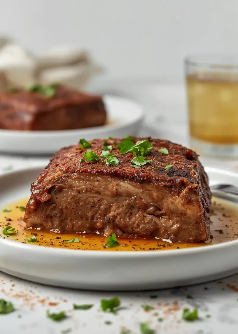 fall off bone oven beef ribs ready to serve