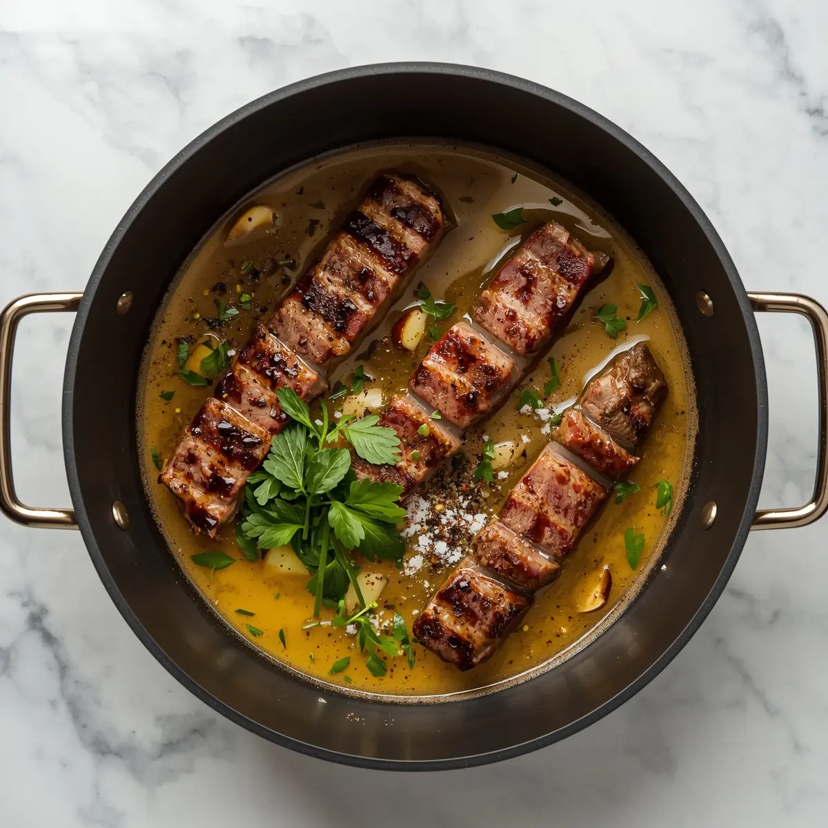 Cooking instructions for grilled beef skewers chimichurri