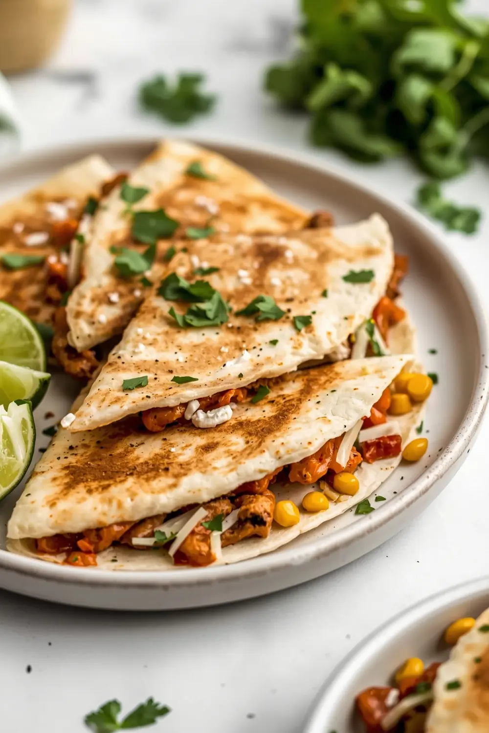 grilled chicken quesadillas crowd