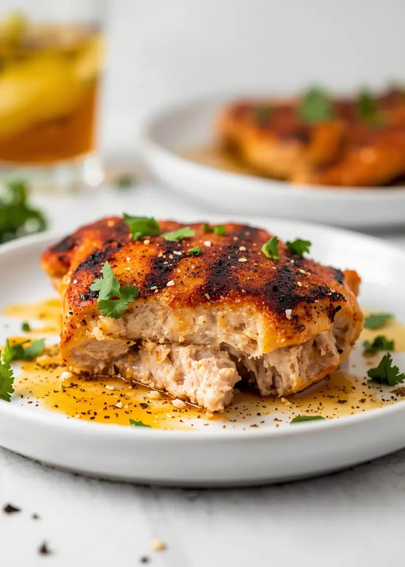 grilled chicken thigh marinade crowd ready to serve