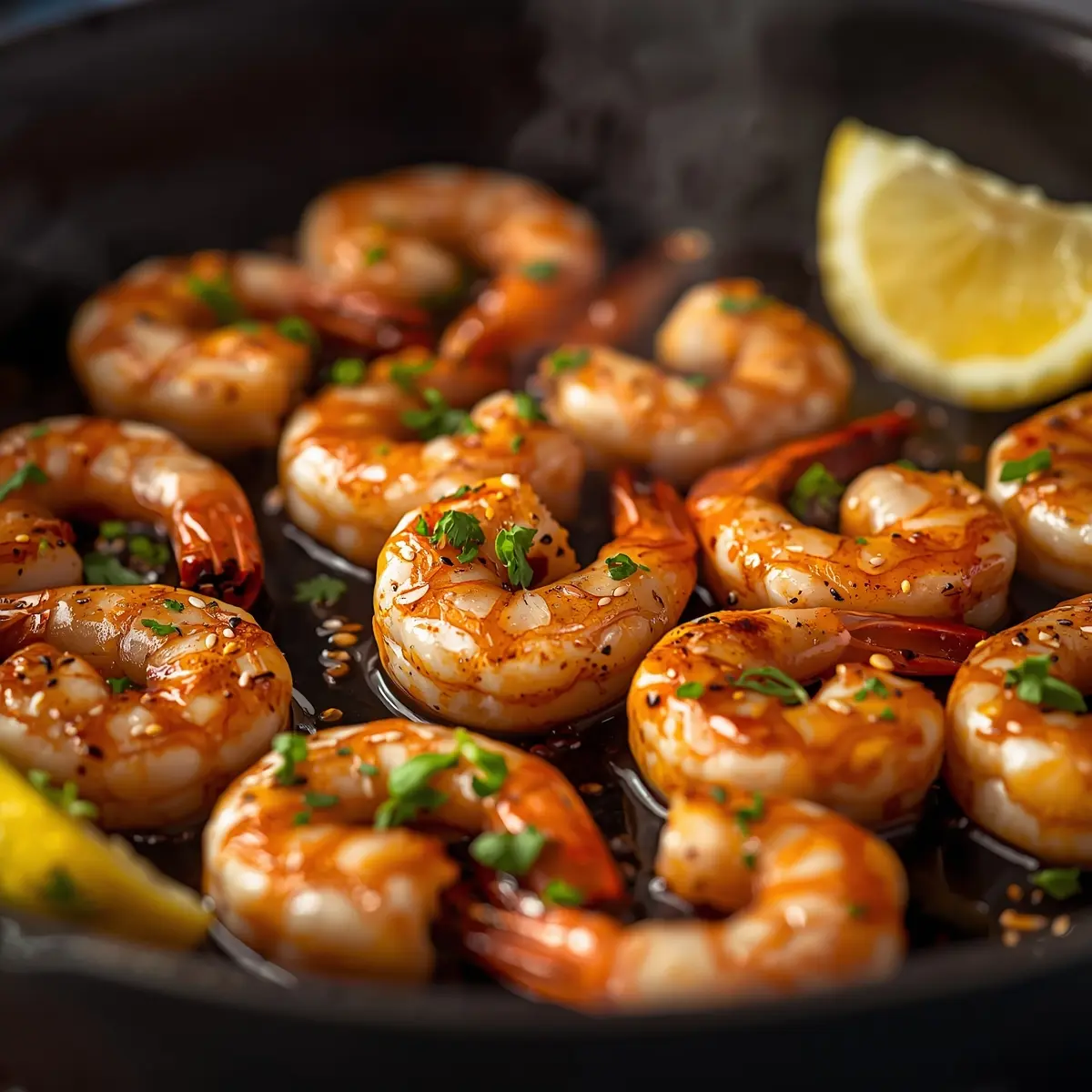 Cooking instructions for grilled honey garlic shrimp party