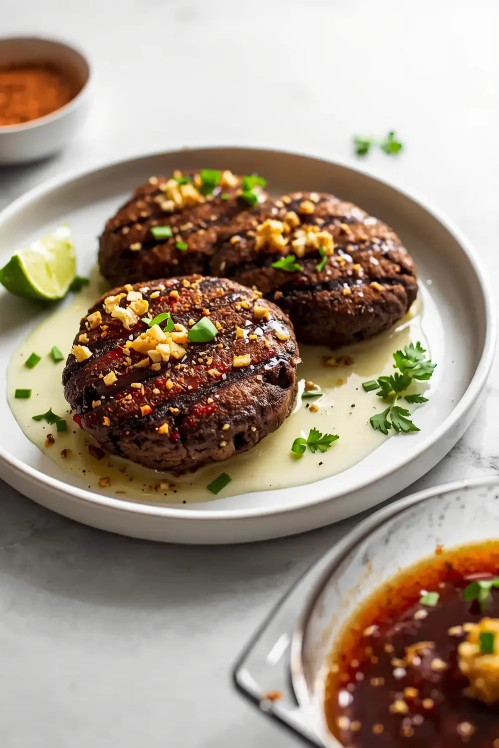 grilled portobello burger crowd