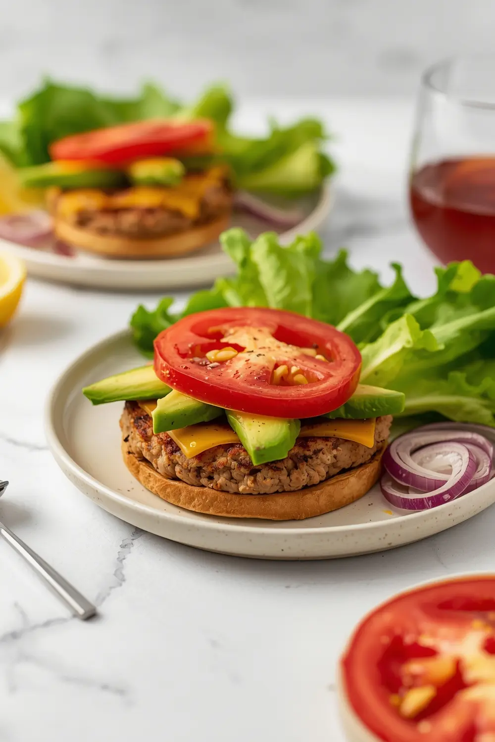 grilled turkey burger crowd