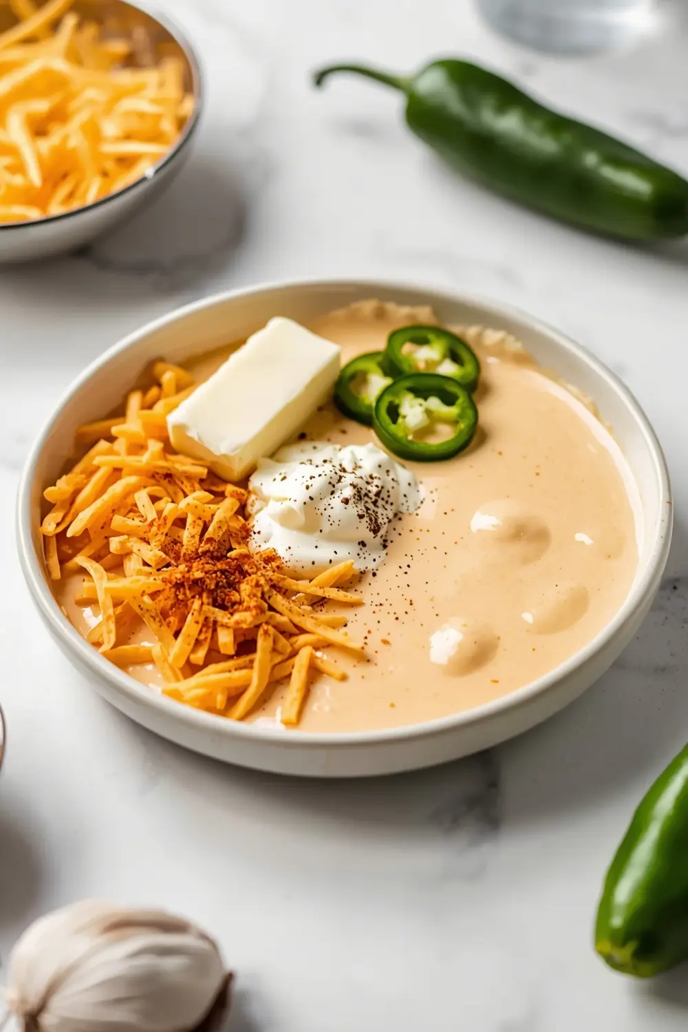 homemade queso dip party