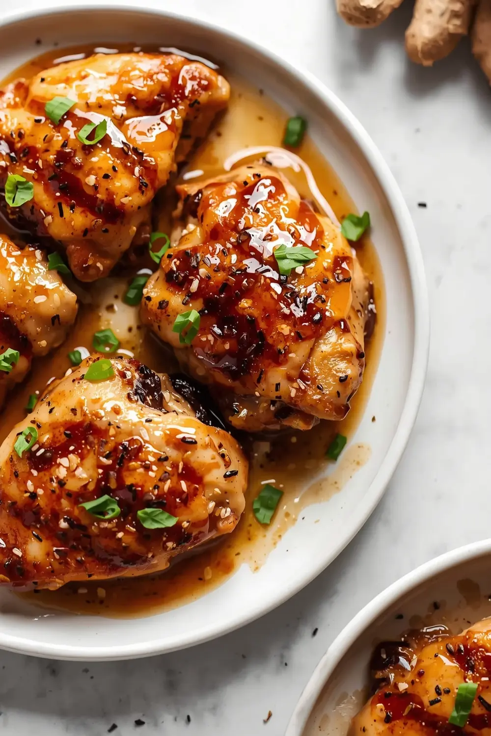 honey garlic chicken thighs grill