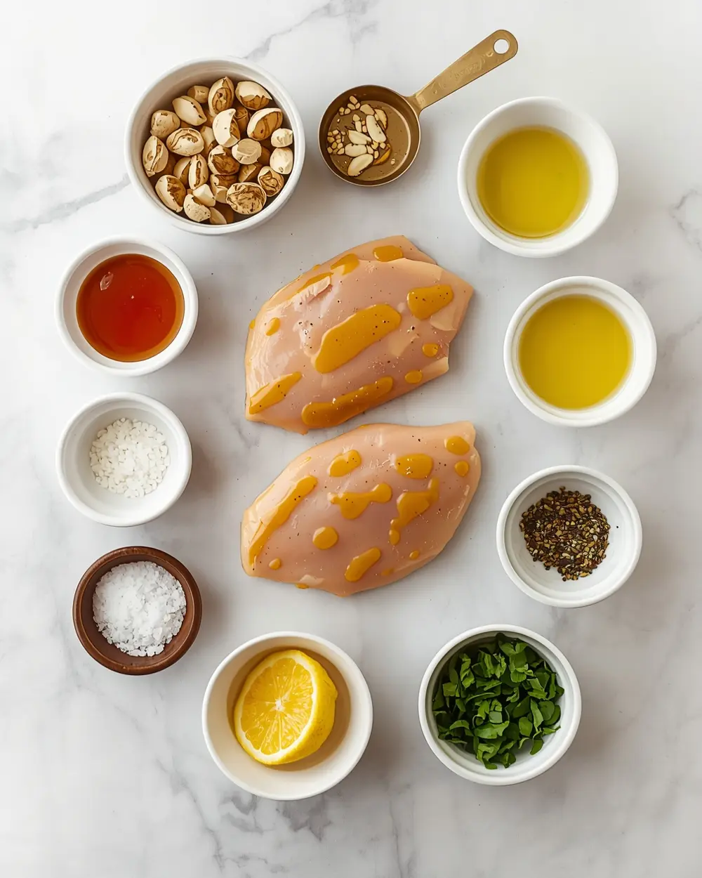 Ingredients for honey mustard grilled chicken crowd
