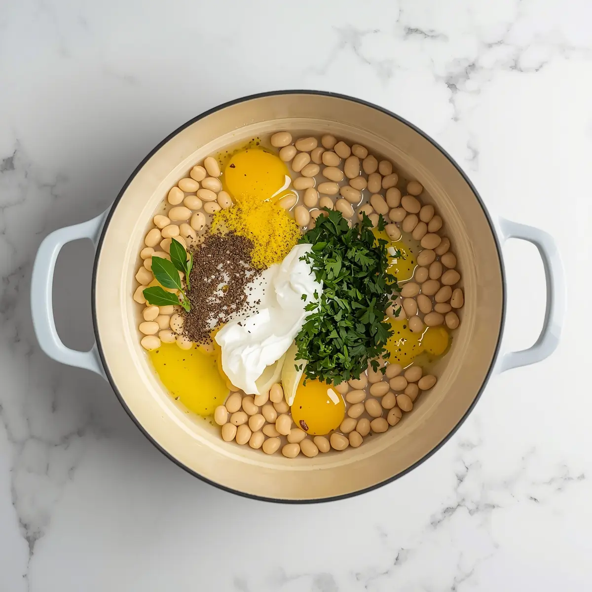 Cooking instructions for lemon herb white bean dip party