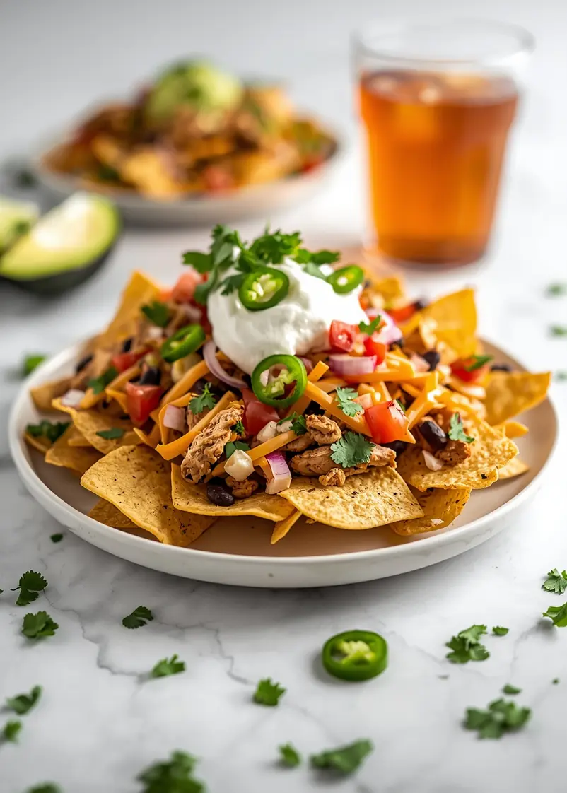 loaded nachos 4th july crowd ready to serve