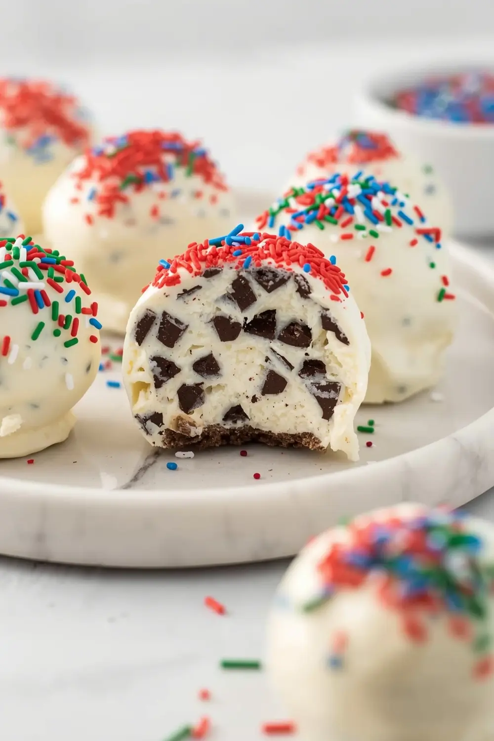 oreo truffles 4th july party