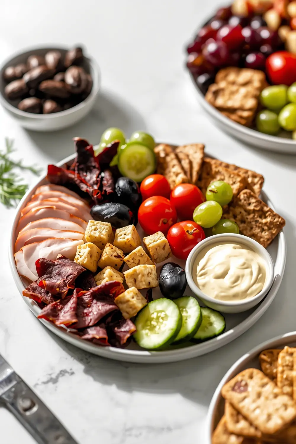 patriotic charcuterie board