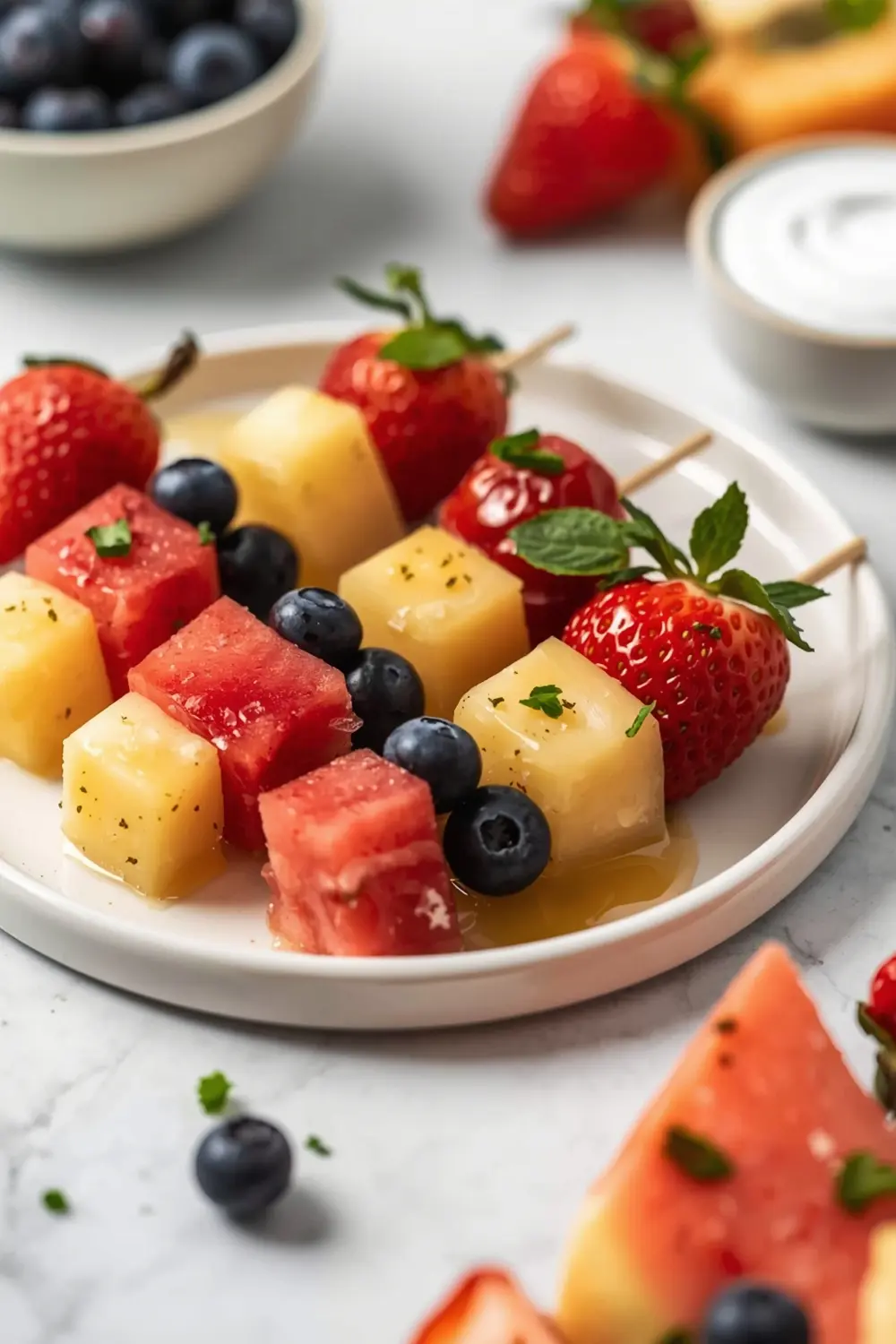 patriotic fruit skewers crowd