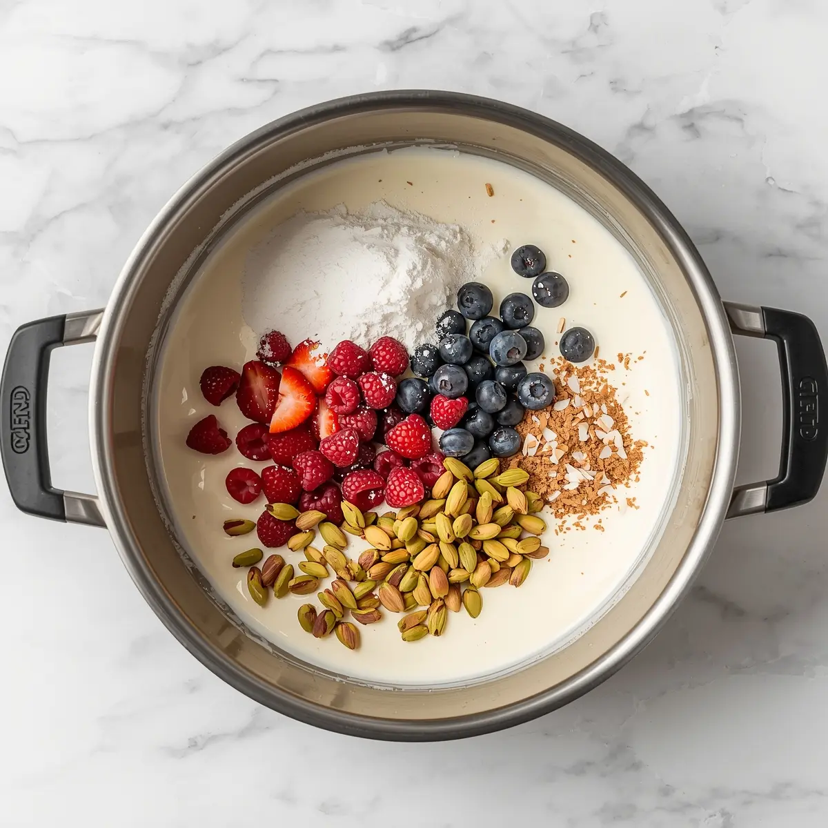 Cooking instructions for patriotic icebox cake crowd