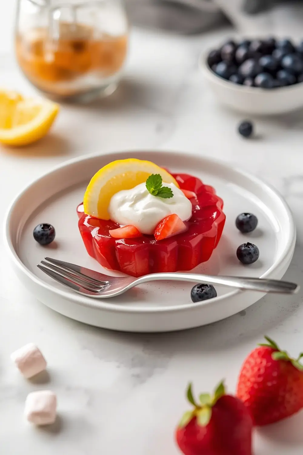 patriotic jello cups party
