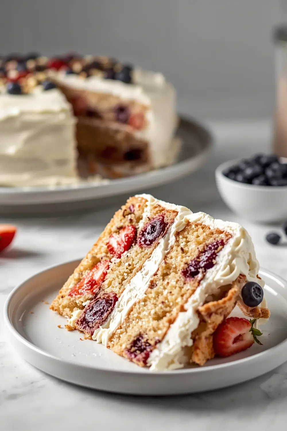 patriotic pinata cake party