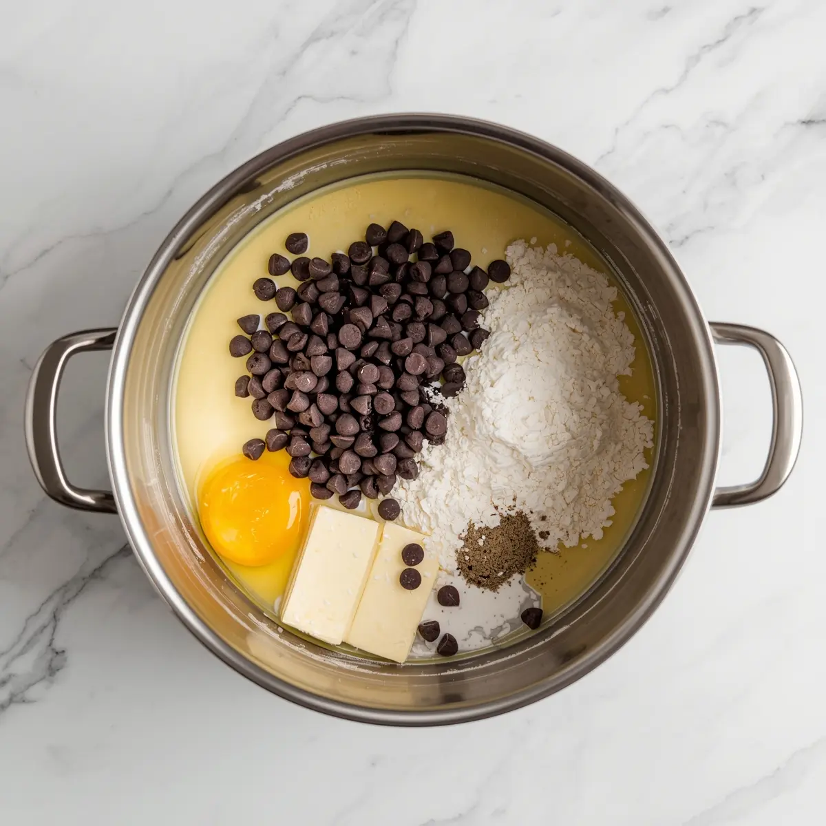 Cooking instructions for patriotic pinata cake party