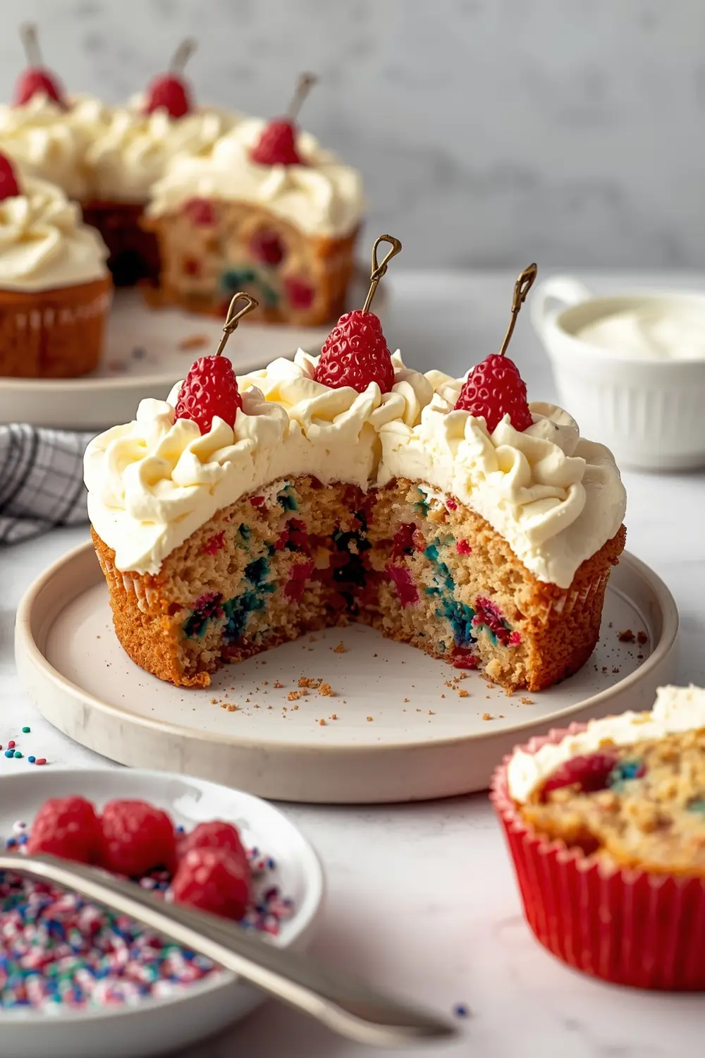 patriotic pull apart cupcakes