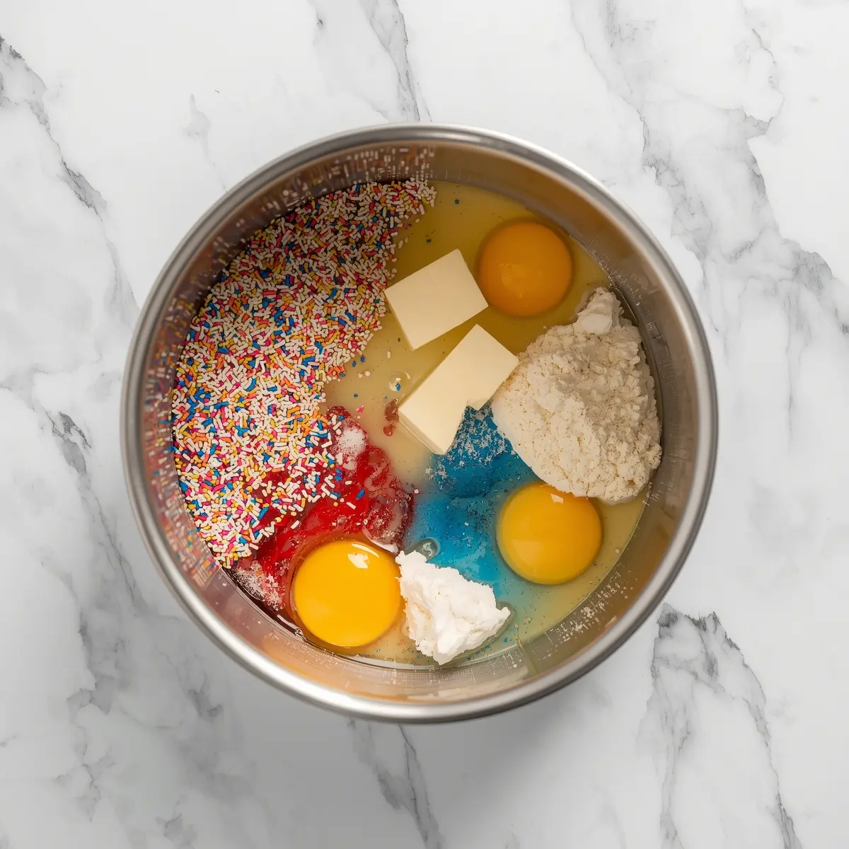 Cooking instructions for patriotic pull apart cupcakes