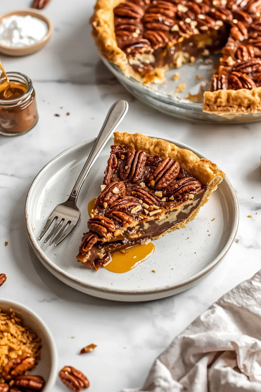 pecan pie Thanksgiving crowd sharing