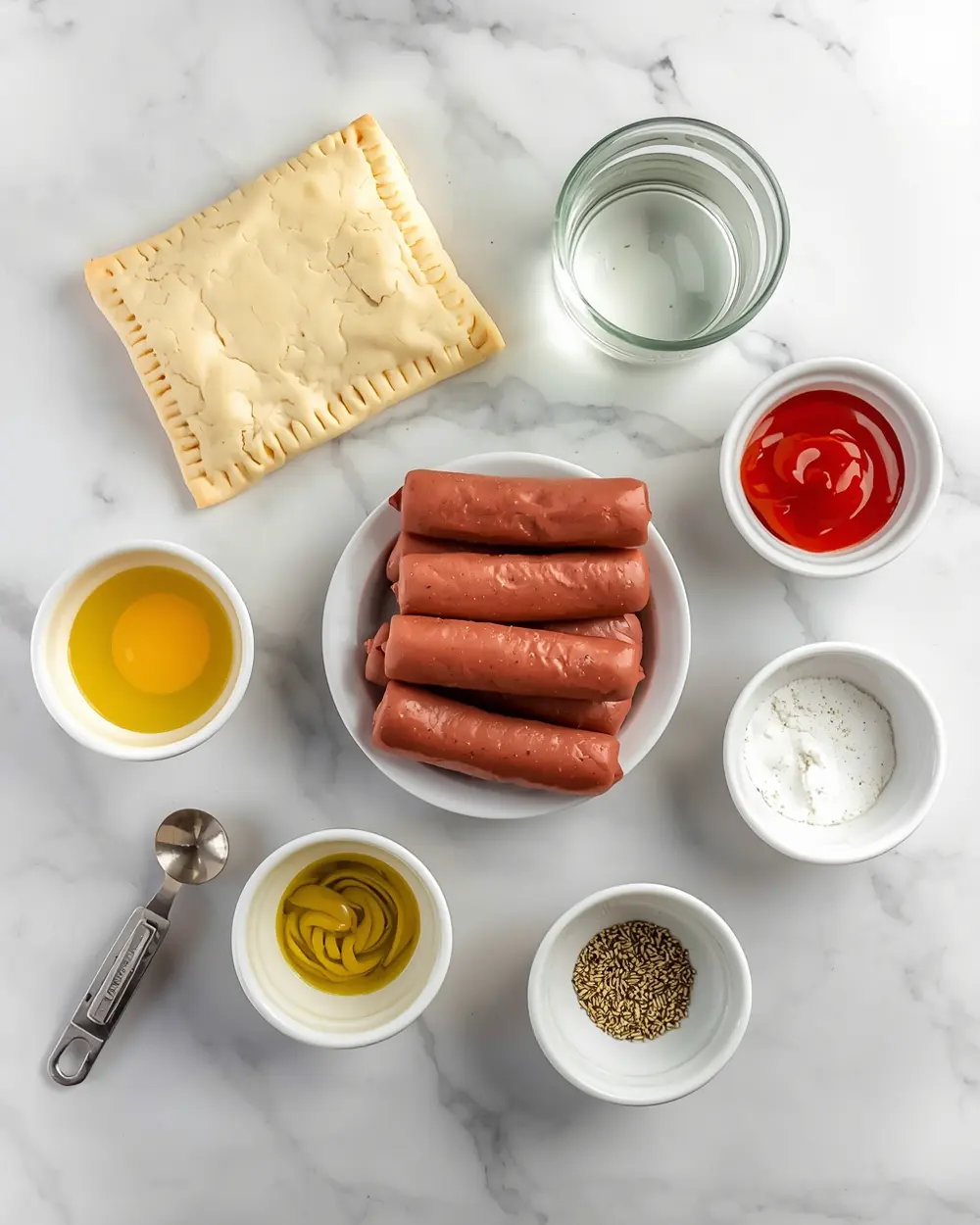 Ingredients for pigs in blanket party crowd