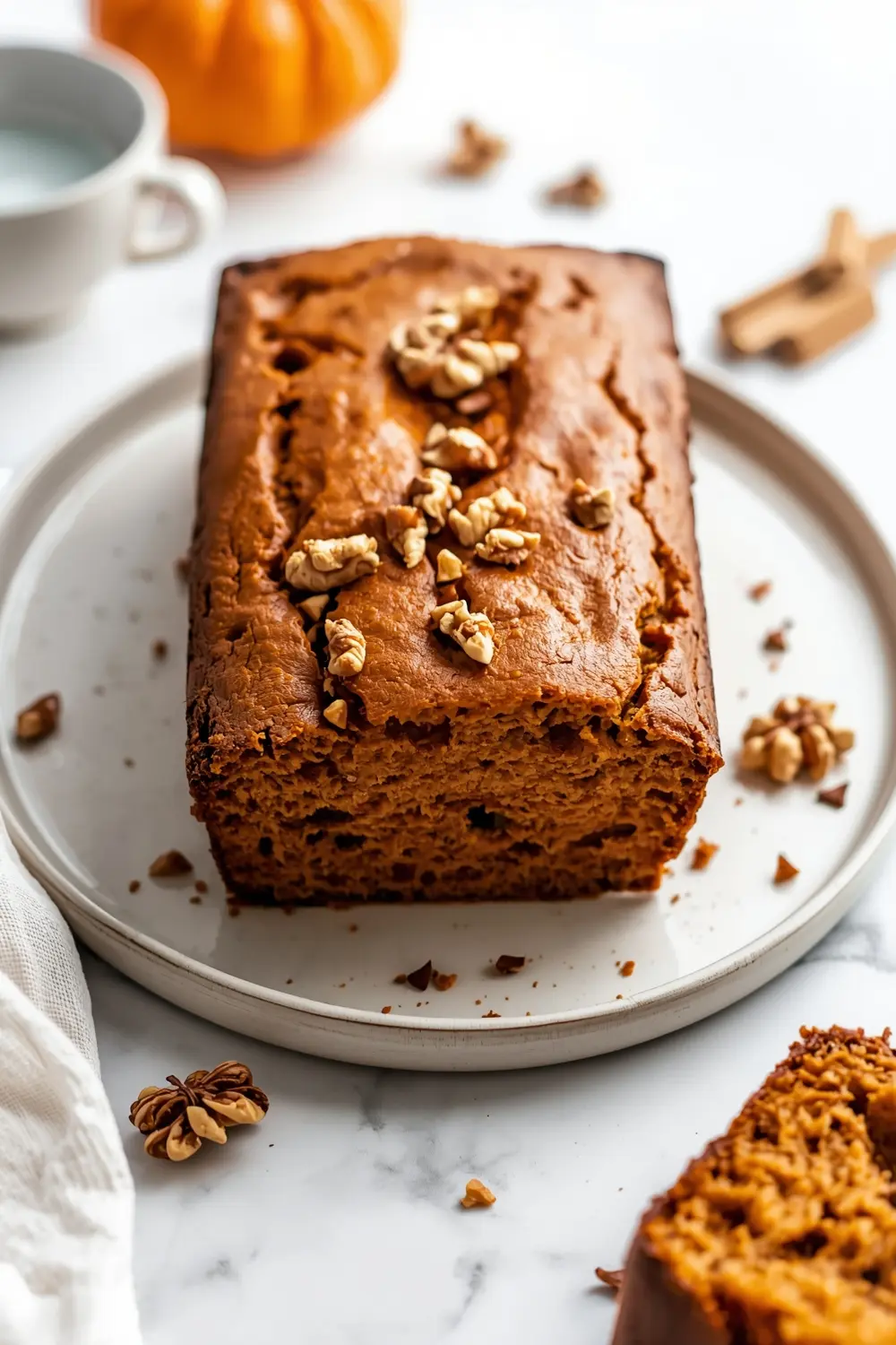 pumpkin bread crowd fall sharing