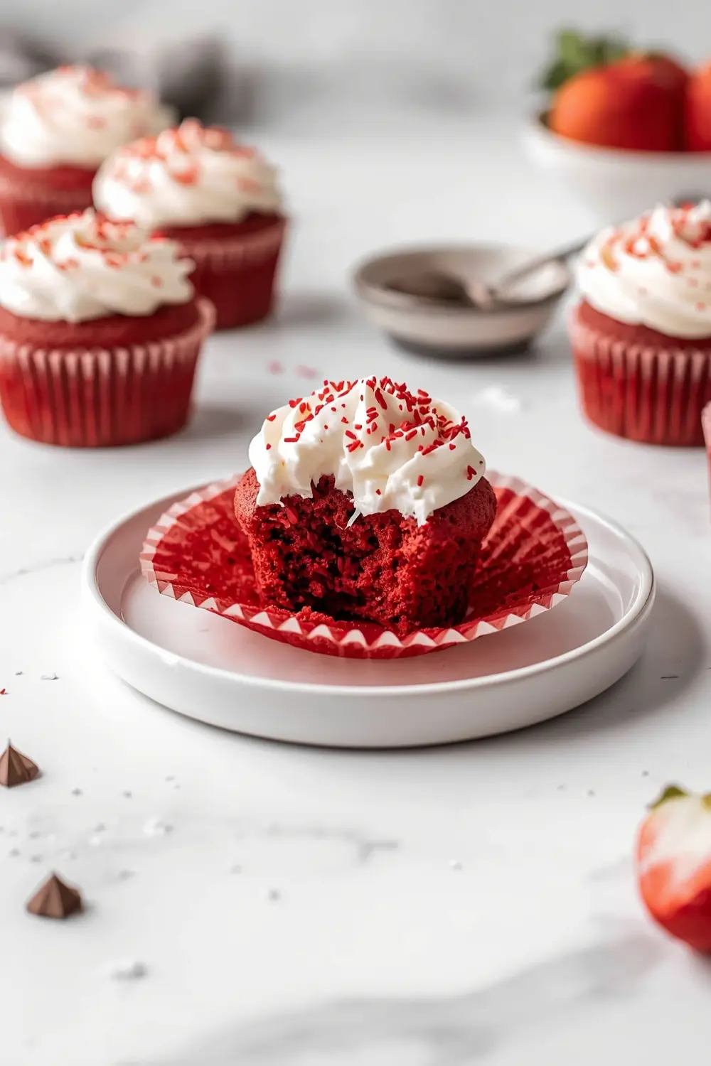 red velvet cupcakes crowd