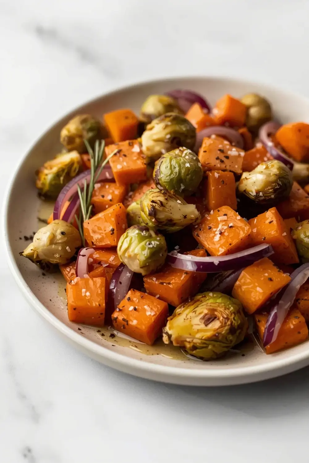 roasted fall vegetables Thanksgiving crowd