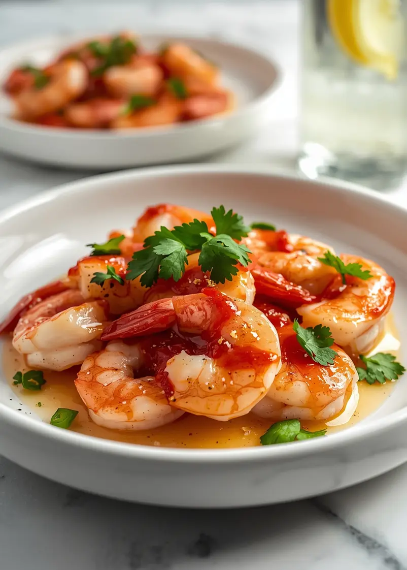 shrimp cocktail party crowd ready to serve