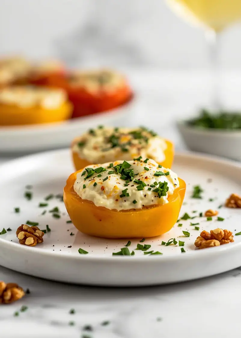 stuffed mini peppers party ready to serve