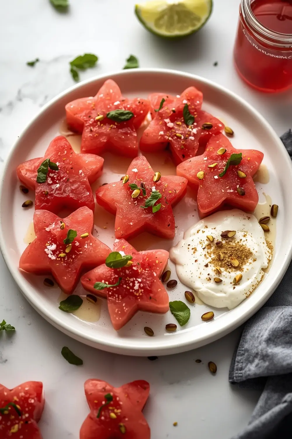 watermelon star skewers party