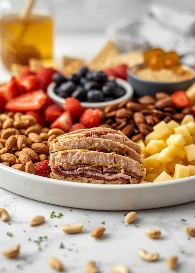 4th of july charcuterie board crowd ready to serve