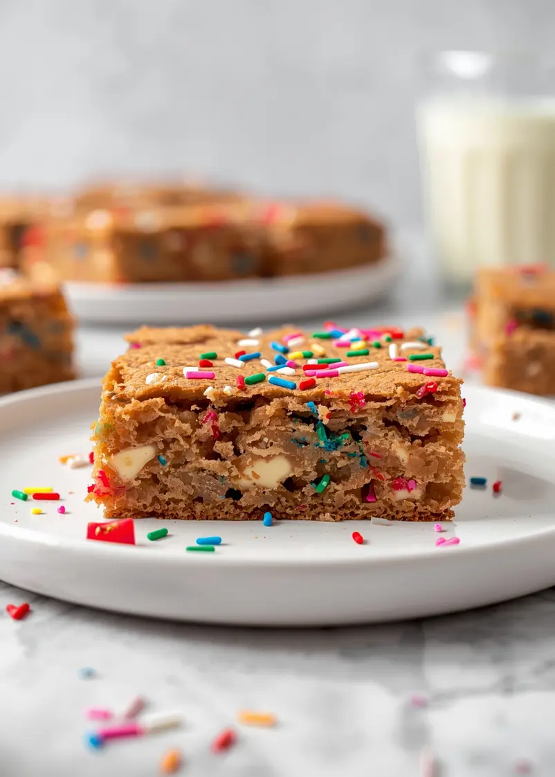 4th of july confetti blondies crowd ready to serve