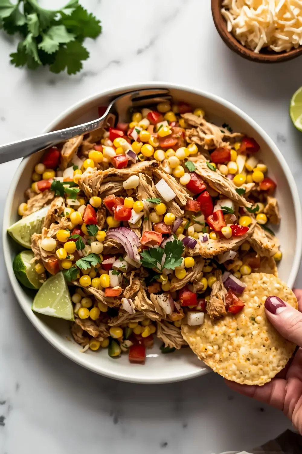 4th of july corn salad crowd