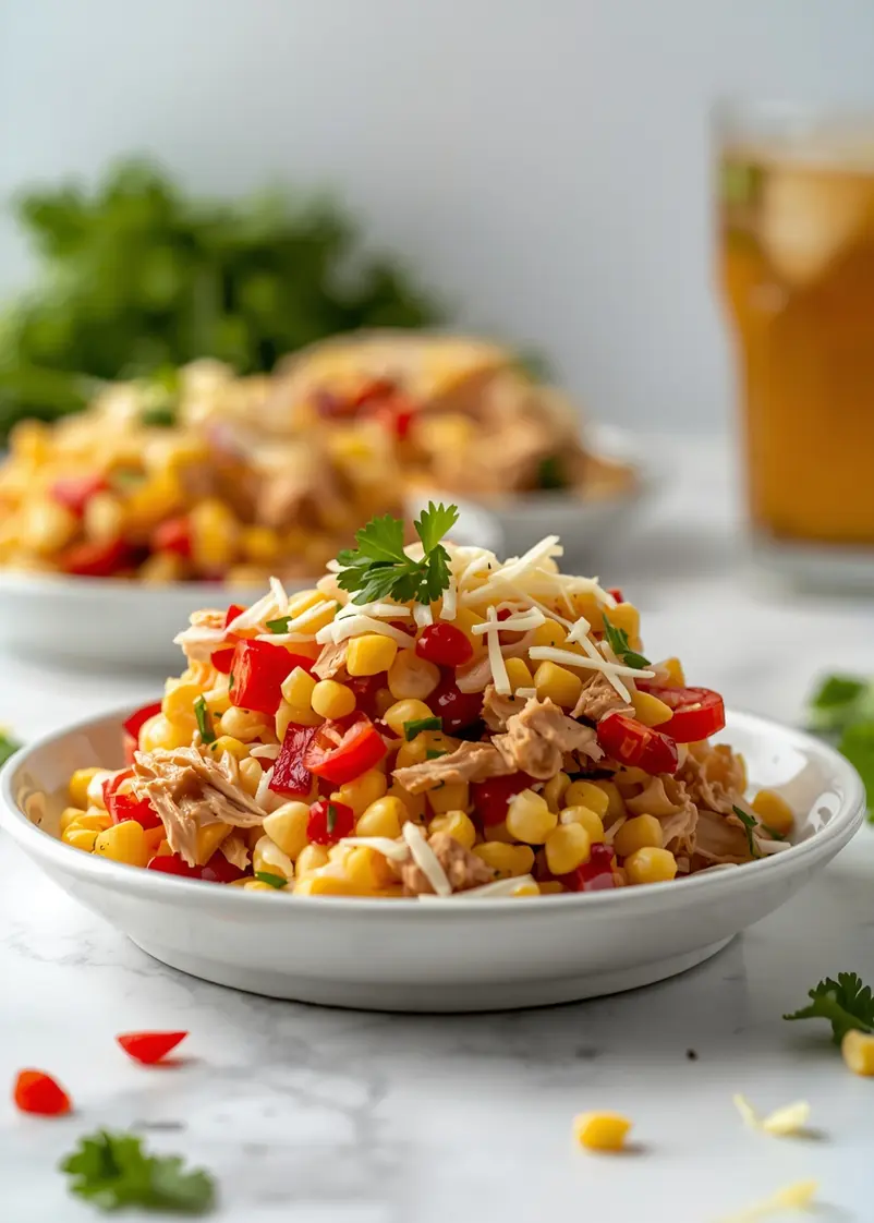 4th of july corn salad crowd ready to serve